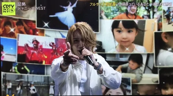 ジャニーズWEST,藤井流星,CDTV,生歌